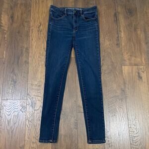 American Eagle Super Super Stretch Dark Wash Hi-Rise Jegging Jeans